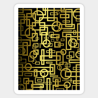 Geometric Layers Sticker